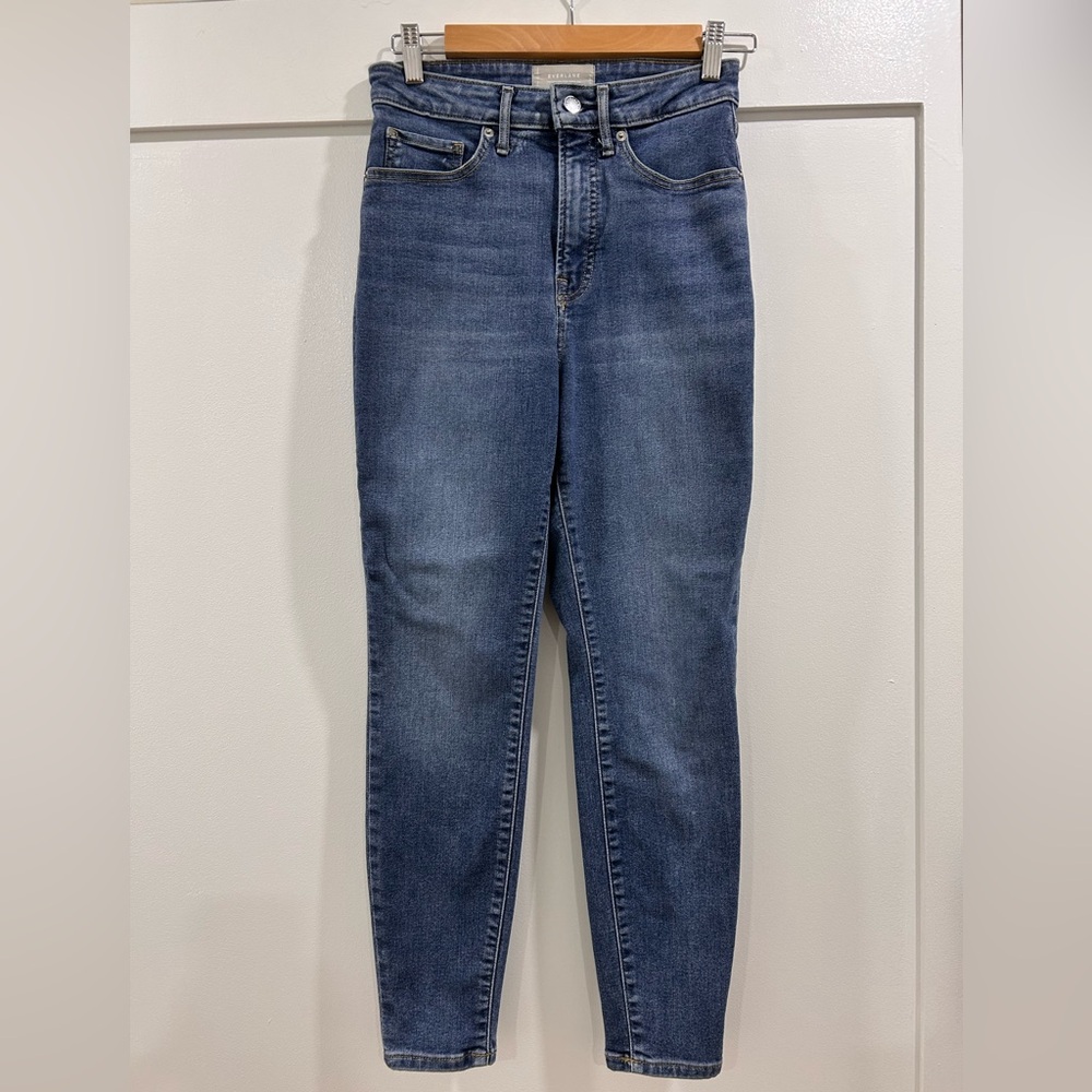 Everlane curvy way high skinny jean cropped size 28